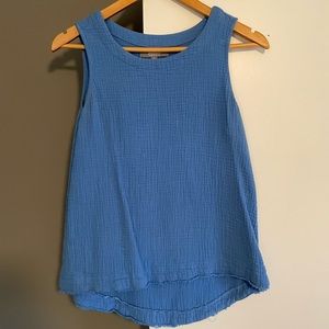 Blue tank top, work/casual